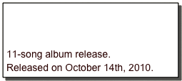 


11-song album release.
Released on October 14th, 2010.